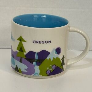 🌲Starbucks | OREGON | You Are Here Design Mug | Like New | Displayed only | 2016